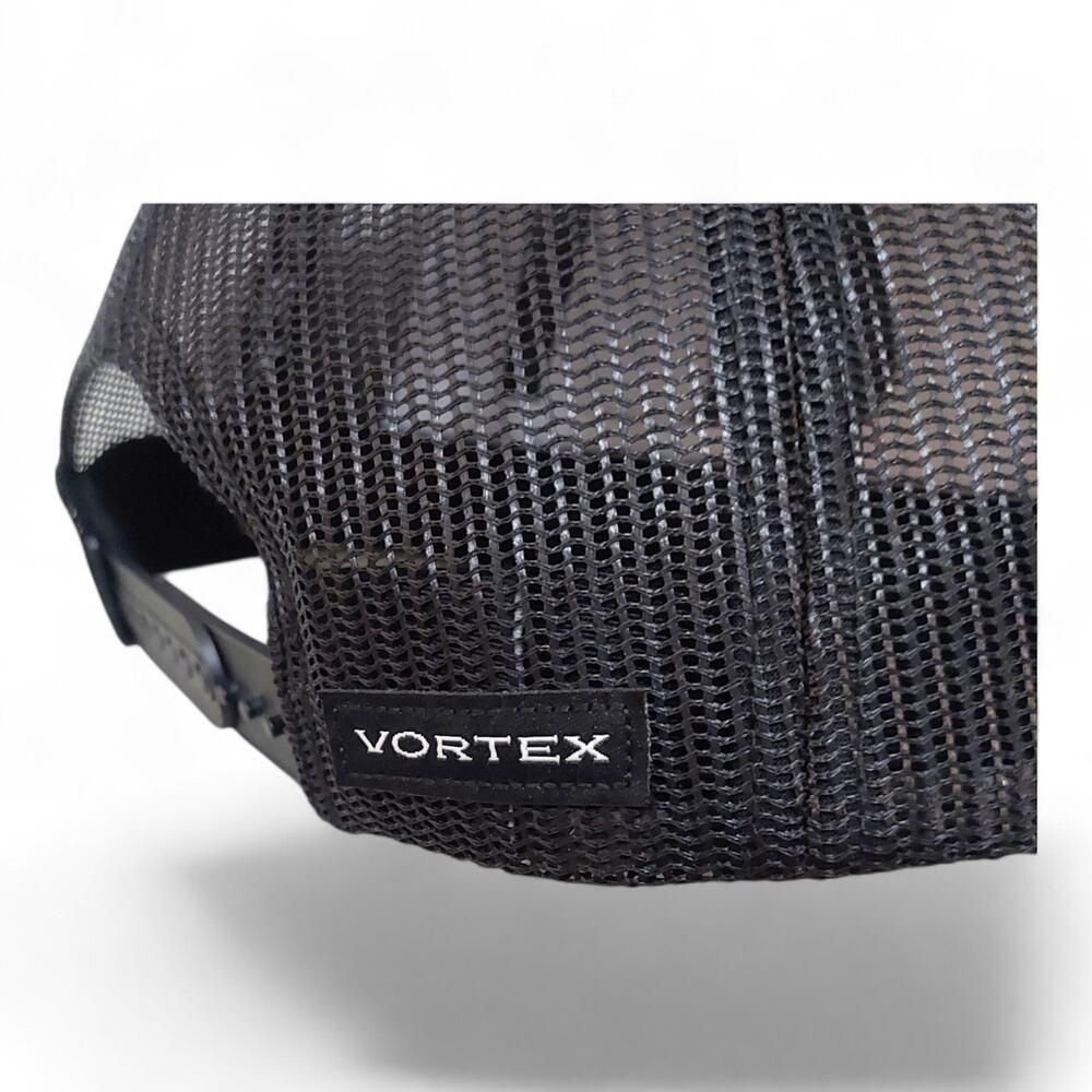 Vortex Black Mesh Snapback Hat Cap Mountain Logo … - image 3